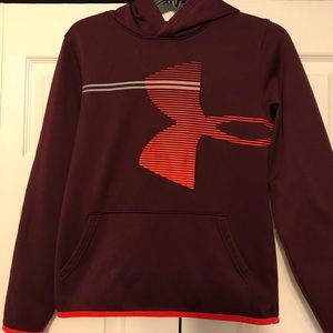 Boys Maroon Under Armour Sweatshirt